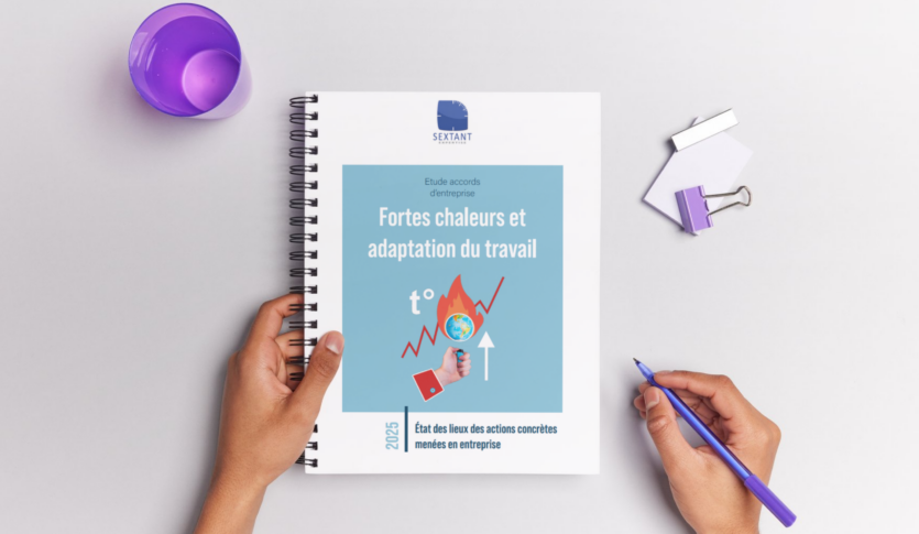 Etude Sextant expertise sur l'impact du changement climatique sur le travail